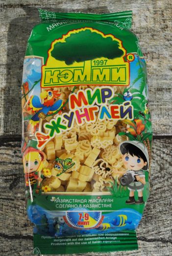 КЭММИ МАКАРОНЫ ДЕТСКИЕ МИР ДЖУНГЛЕЙ 250 Г